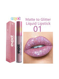 Xpoko 15 Colors Matte Glitter Lip Gloss Diamond Shimmer Nude Makeup Liquid Lipsticks Waterproof Long Lasting Lip Tint Shiny Cosmetics