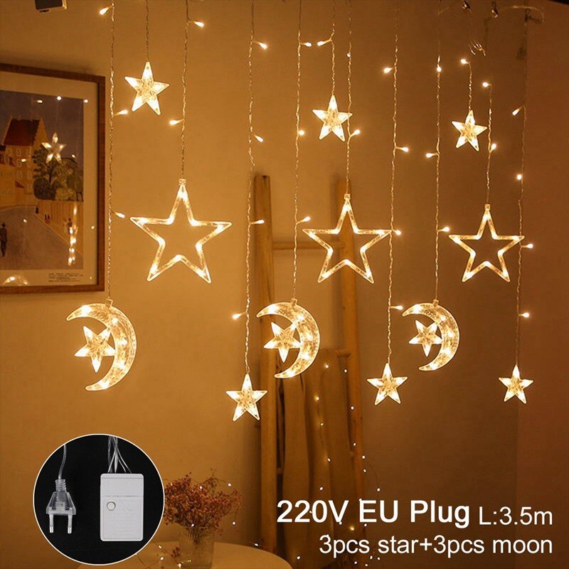 Xpoko Frigg LED Light String Home Decoration Light Wire Garland Wedding Event Supplies  Fairy String Lamp For Indoor Home Lighting