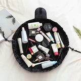 Xpoko Women Drawstring Cosmetic Bag Travel Storage Makeup Bag Organizer Female Make Up Pouch Portable Waterproof Toiletry Beauty Case