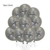 2022 Balloons Gold Silver Number Foil Baloons Happy New Year Aluminum Balloon Merry Christmas 2021 New Year Eve Party Decor Noel