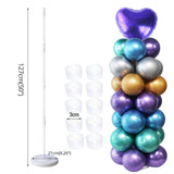 Xpoko back to school  7 /11/19Tubes Balloon Holder Column Confetti Balloons Stand Stick Balons Happy Birthday Balloons Decorations Wedding Ballon Deco