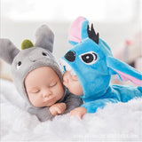 2022 New 23CM Plush Stuffed Toys Baby Dolls Reborn Colorful Sleep Doll Toy For Kids Sleep Kids Plush doll For Girl Toys Gift