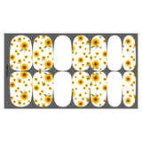 Xpoko Nail Accessories Sunflower Nail Stickers Ins Spring And Summer Sunflower Small Daisy Plum Nail Stickers