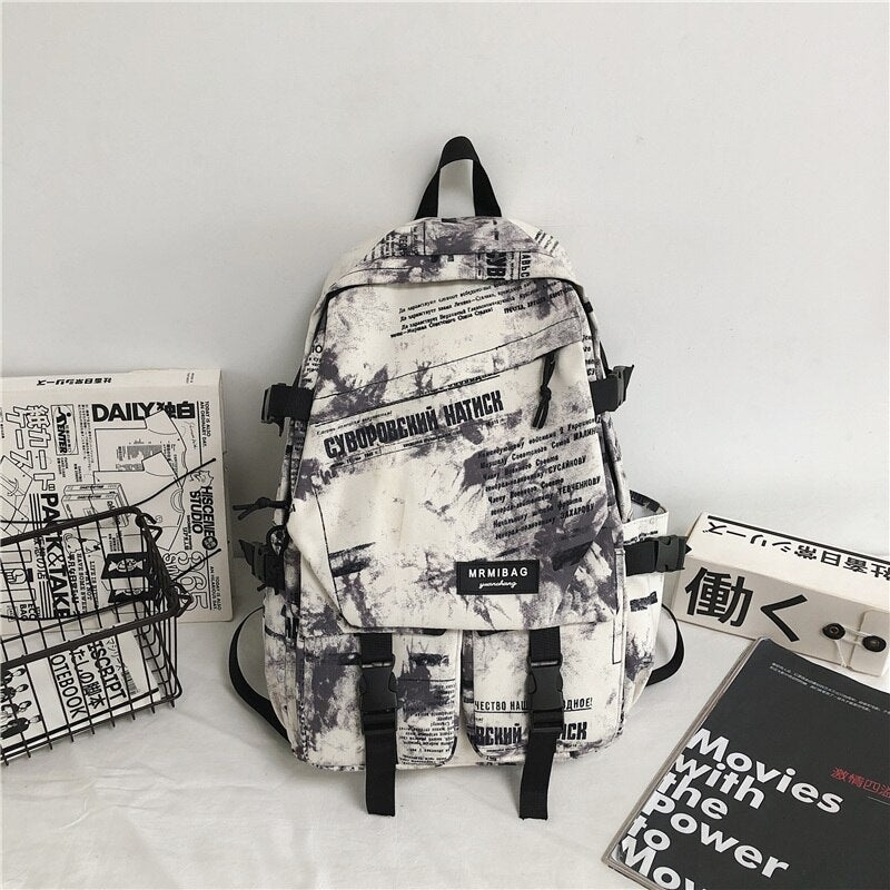 College Backpack For Waterproof Black Women Student Mini Bag Animals Rucksack Young Fashion Soft Simplicity Leisure Time Lovers