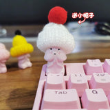 1Piece PBT Cute Keys Keycaps For Mechanical Keyboard Caps Accessories Pink Cartoon Anime  Custom Artisan Kawaii Diy ESC KeyCap