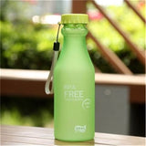 Candy Color Beer Water Bottle BPA-free Water Bottle Outdoor Portable Leak-proof Water Bottle Men and Women Travel Running Cup