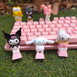 Keycaps For Mechanical Keyboard Caps Accessories Cartoon Cherry Mx Axis Custom PBT Kawaii Pink Keycap Cute Anime Diy ESC Key Cap