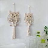 Bohemia Creative Owls Dream Catchers Macrame Wall Hanging Hand-woven Tassels Tapestry for Home Decoration Accessories