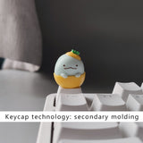 Cherry Profile Kawaii Cute Custom Anime Keycaps Mechanical Gaming Keyboard Pbt Keycap Keyboards Accessories White PBT Key Cap R4