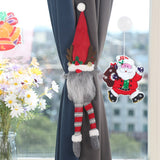 Christmas Faceless Doll Curtain Hug Xmas Decorations for Home 2021 Xmas Pendant Gifts Natal Navidad Party Happy New Year 2022