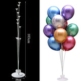 Xpoko back to school  7 /11/19Tubes Balloon Holder Column Confetti Balloons Stand Stick Balons Happy Birthday Balloons Decorations Wedding Ballon Deco