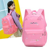 Children School Bags Girls Kids Satchel Waterproof Orthopedic Backpack Cat Schoolbags Primary School Backpack Mochilas Infanti