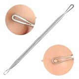 Xpoko Stainless Steel Acne Removal Needles Pimple Blackhead Remover Tools Spoons Face Skin Care Tools Needles Facial Pore Cleaner