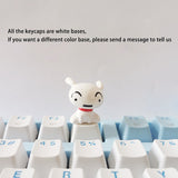 Cute Crayon Shinchan Personality Cartoon Anime Mechanical Keyboard Keycaps PBT custom Keycap Diy Key Cap Accessories Cherry Mx