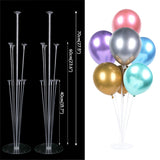 Xpoko back to school  7 /11/19Tubes Balloon Holder Column Confetti Balloons Stand Stick Balons Happy Birthday Balloons Decorations Wedding Ballon Deco