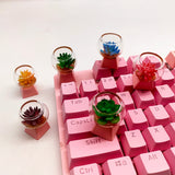 Keys Keycaps For Mechanical Keyboard Caps Gaming Accessories Custom Cute Pink Personality Design Artisan Cherry MX ESC Keycap