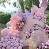 Macaron Pink Balloons Garland Arch Kit Birthday Party Decorations Kids Wedding Birthday Party Supplies Baby Shower Boy Girl Deco