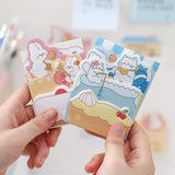 back to school 80 sheets Creative Sticky Notes Cartoon Animals Sticker Bookmarks Memo Pad Sticky Notepaper Stationery Office School Supplies