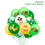 Xpoko Woodland Animal Jungle Forest DIY Party Decor Woodland Birthday Party Baby Shower Decor Kids Birthday Party Supplies