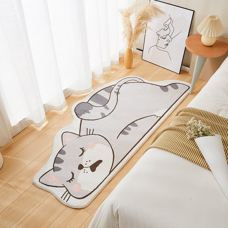 Bubble Kiss Lambs Wool Rugs Cute Kid Room Decoration Carpet Crocodile Design Thicker Floor Mat Beside Bed Sofa Under Child Tent