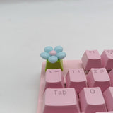 Personalized Flower Model Keycaps ESC Cherry Custom Keycap Cute Pink Stereo Mechanical Keyboard Caps Accessories PBT Diy Key Cap