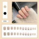 24pcs Multi-type Wear Short Paragraph Long Paragraph Fashion Manicure False Nails Full Cover Wearable Coffin Fake Nail Ballerina