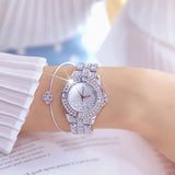 2022 Fashion Watch For Women Diamond Watch Top Luxury Brand Ladies White Bracelet Crystal Women's Wrist Watches Relogio Feminino