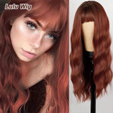 Xpoko Wig Beautiful Long Wave Black Wig Wig Color Wig Cosplay Wig Natural Black Wig Female