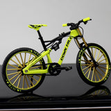 1:10 Alloy Bicycle Model Diecast Metal Finger Mountain bike Racing Toy Bend Road Simulation Collection Toys for children