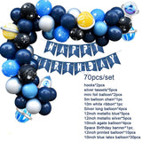 Xpoko Outer Space Party Ballons Garland Set 1St Birthday Party Decorations Kids Boy Birthday Baloons For Party Decor Balloon Banner