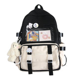 Fashion Girls School Bag College Laptop Rucksack Waterproof Women Cute Backpack Kawaii Teenager Bookbag Travel Mochila