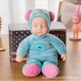 2022 New 23CM Plush Stuffed Toys Baby Dolls Reborn Colorful Sleep Doll Toy For Kids Sleep Kids Plush doll For Girl Toys Gift