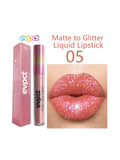 Xpoko 15 Colors Matte Glitter Lip Gloss Diamond Shimmer Nude Makeup Liquid Lipsticks Waterproof Long Lasting Lip Tint Shiny Cosmetics