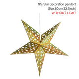 Xpoko EID Hollow Out Star Lights Ramadan Decorations For Home EID Mubarak Islamic Muslim Party Decor Eid Adha Ramadan Kareem Ornament