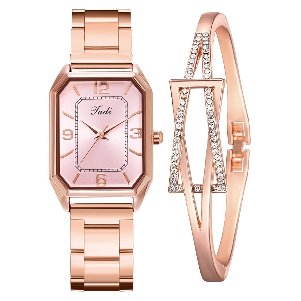 Xpoko Watches Women Rose Gold Wristwatch Stainless Steel Strap Fashion Brand Watch Female Ladies Quartz Clock Women Gift  Reloj Mujer