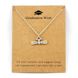 Graduation Gift Graduate Necklace Degree Diploma Senior Choker Necklaces School Leavers 2019 2020 Women Jewelry