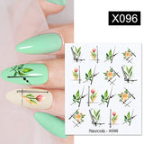 Gold Black Tropical Plants Water Decals Stickers Leaves Flower Geometrics Slider For Nails Summer Nail Art Decoration Gold Black Tropical Plants Water Decals Stickers Leaves Flower Geometrics Slider For Nails Summer Nail Art Decoration