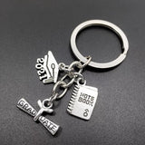 2021 graduation ceremony key chain graduation certificate graduation souvenir bachelor hat class badge keychain