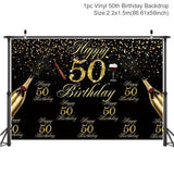 30 40 50th Birthday Party Decorations Adult Happy Birthday Balloons 30 Years Wedding Anniversary Birthday Decor Party Supplies
