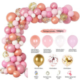 Macaron Pink Balloons Garland Arch Kit Birthday Party Decorations Kids Wedding Birthday Party Supplies Baby Shower Boy Girl Deco