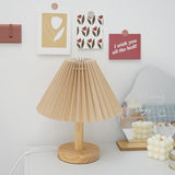 Xpoko home decor room decor bedroom decor office decor Korean Minimalist Pleated Lamp