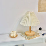 Xpoko home decor room decor bedroom decor office decor Korean Minimalist Pleated Lamp