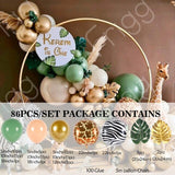 Green Balloon Garland Arch Kit Wedding Jungle Safari Birthday Party Decorations Kids Baby Shower Ballon Baloon Decor