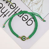 Xpoko New Evil Eye Braided Bracelet For Women Men Friends Turkish Thread Handmade Prayer Lucky Charm Bracelet Bangles Jewelry Gifts