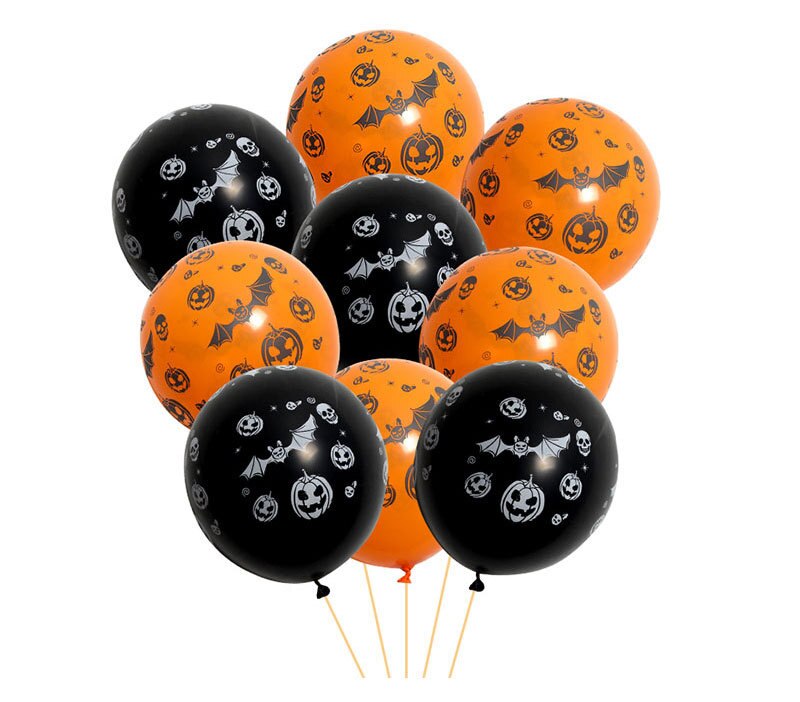 Xpoko Halloween Pumpkin Ghost Balloons Decorations Spider Foil Balloons Inflatable Toys Bat Globos Halloween Party Supplies Kids Toys