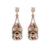 Xpoko Drop Earrings Geometric Beads Big Bottle Earrings For Women Girls Party Jewelry Gifts Big Earrings For Women 2022 Drop Earrings