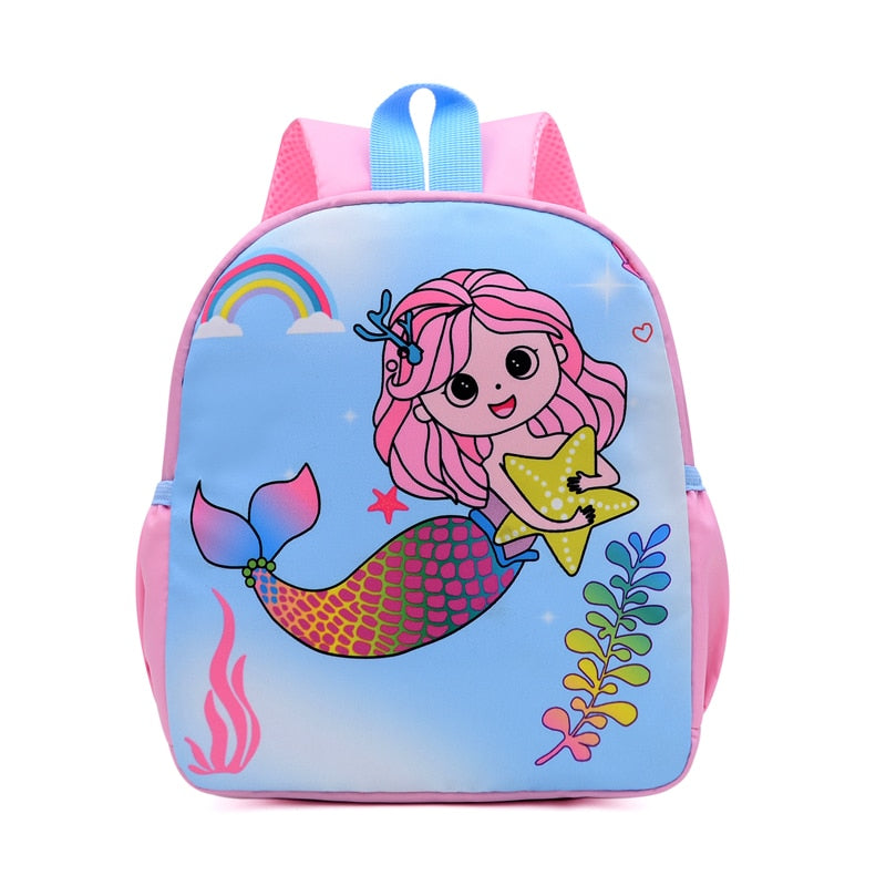 2022 Kawaii Cartoon Kids SchoolBags Trendy Waterproof Backpack Waterproof Kindergarten Primary School Bookbag Student Backpack