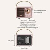 Xpoko home decor room decor bedroom decor office decor Mini Retro Radio Speaker