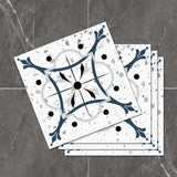 European Style Terrazzo Removable Floor Sticker for Kitchen Bathroom Waterproof Non-slip Vinyl Self-adhesive Flooring Decoration