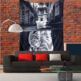 Fantasy Cat Tapestry Pet Dog Tiger Wolf Wall Hanging for Living Room Wall Art Bedroom Dorm Dropshipping